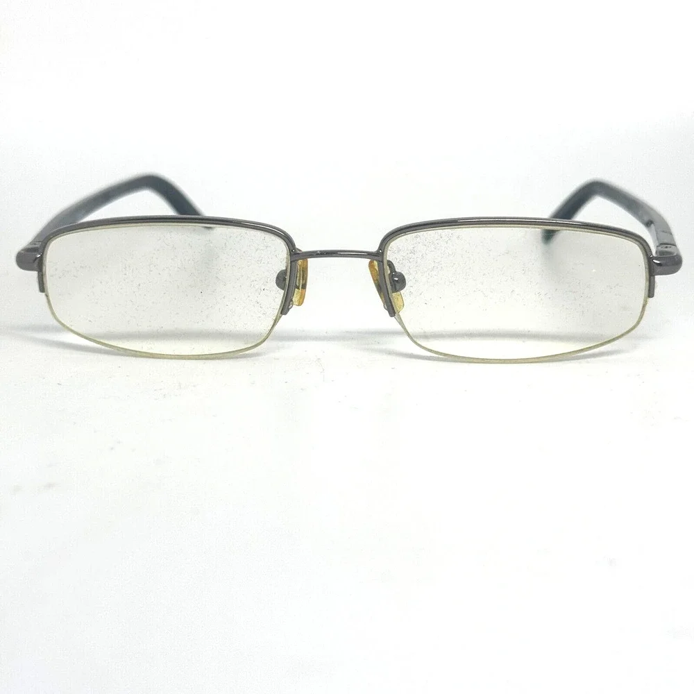Nautica N7180 Eyeglasses Frames Black Half Rim 50-18-140‎ H15672